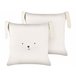 Beliani Almofada decorativa CONEY Bege