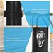 Duche Solar Exterior Liga de Zinco Outsunny Preto