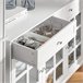 Aparador de cozinha com 3 portas e 2 gavetas FSB77-W SoBuy Branco