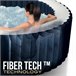 Spa jacuzzi inflável INTEX 4 pessoas Bubble Massage Navy Azul