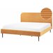 Beliani Cama Bombazine FLAYAT 193x215 Laranja