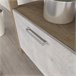 Estante VERONA com 4 aberturas branco e madeira Branco/ Madeira