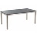 Beliani Mesa de refeição GROSSETO 90x180 Preto