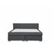 Beliani Cama continental Poliéster ADMIRAL 190x210 Cinza Claro