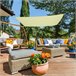 Aktive Garden toldo rectangular de cor creme toldo de sombra Bege