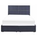 Beliani Cama baú Veludo VERNOYES 148x214 Preto
