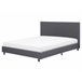 Beliani Cama de água Poliéster ALBI 175x211 Cinza