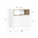 Armário sob o lavatório Armário de casa de banho BZR148-W SoBuy PT Branco