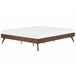 Beliani Cama com estrado MDF BERRIC Castanho