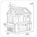 Casa Infantil de Brincar Eco House Multicor