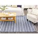 Beliani Entrelaçado BADEMLII 160x230 Azul