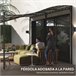 Pérgola Metal Outsunny, varanda e jardim - estructuras externas Cru
