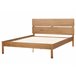 Beliani Cama com estrado Madeira de seringueira BOISSET 165x205 Madeira