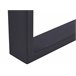 Beliani Mesa de jantar GREYTON 68x118 Castanho