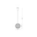 Candeeiro de teto MAVIS 40W E27 marca CONFORAMA Natural