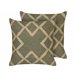 Beliani Almofada decorativa GOPI 45x45 Verde