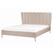 Beliani Cama Terciopelo MIRIBEL 187x218 Bege