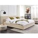 Beliani Cama Bombazine LINARDS 230x242 Bege