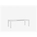Mesa de jantar extensível MONTREAL branco Branco Brillo