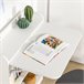 Mesa de secretária dobrável FWT92-W SoBuy Branco