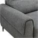Chaise longue com cama ELIA Cinza