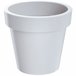2x lofly plástico pote Branco