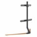 Suporte de chão Ystad para TV máx. 40 kg [pro.tec] Preto/ Madeira