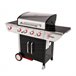 Barbecue a gás MANHATTAN 450GPI 4 queimadores Preto
