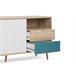 Aparador com 2 portas e 2 gavetas TILE Carvalho