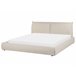 Beliani Cama Poliéster VINAY 196x233 Areia