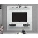 Painel compacto de TV 178cm SLIN branco Branco