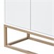 Aparador, portas, móveis de sala de jantar, sala de jantar 120 Branco