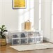 Armário Modular PP HOMCOM, casa - móveis de armazenamento 28 Branco