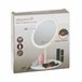 Espelho Well Home com luzes LED recarregáveis ​​e ajustáveis ​​e carregamento USB Branco