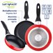 Bateria de cozinha 12 peças com jogo de patch Inoxidavel