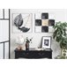 Beliani Decoração de parede TITANIUM Preto