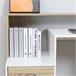 Secretária MDF HOMCOM, escritório - secretárias 137x55 Amarelo