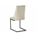 Beliani Silla de comedor LAVONIA Azul Marino