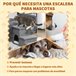 Escada para Animais de Estimação Cinza