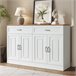 Aparador com 4 portas e 2 gavetas Aparador com 4 portas e 2 gavetas Branco