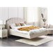Beliani Cama com estrado Poliéster AMBILLOU 177x214 Bege