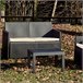 Mesa de centro exterior Nua 59x46 Antracite