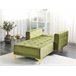 Beliani Chaise longue Veludo ABERDEEN Verde