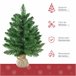 Árvore de Natal PVC, 100%linen, cement HOMCOM, casa - natal Verde