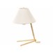 Beliani Candeeiro de mesa FLEMING Dourado