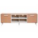 Beliani Mesa de TV ALLOA 180 Branco