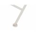 Beliani Mesa de jardim STIFFE Branco/ Bege