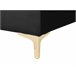Beliani Chaise longue Veludo ABERDEEN Areia