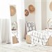 Espelho de Pé Vidro temperado e MDF HOMCOM, casa - decoração Branco