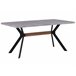 Beliani Mesa de centro BLACKPOOL 90x160 Cinza Claro